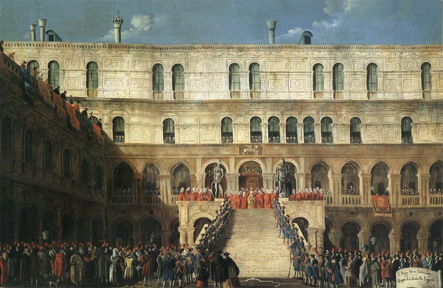Inauguration of the Doge on the Scala dei Giganti